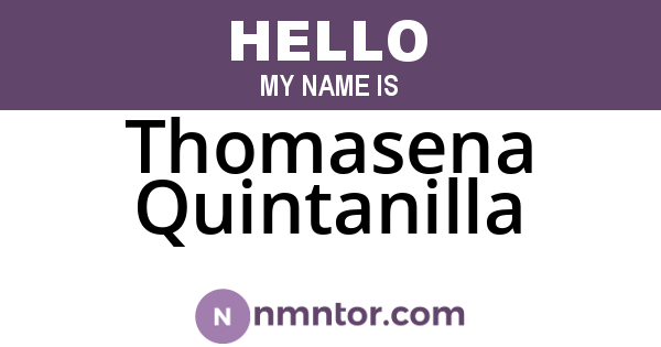 Thomasena Quintanilla