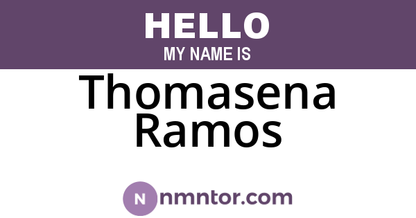 Thomasena Ramos