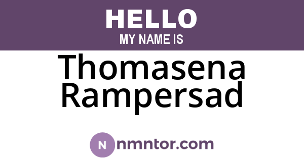 Thomasena Rampersad