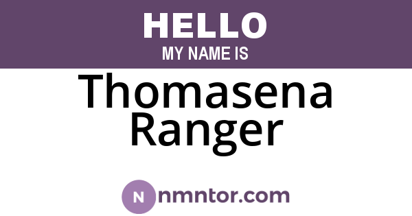Thomasena Ranger