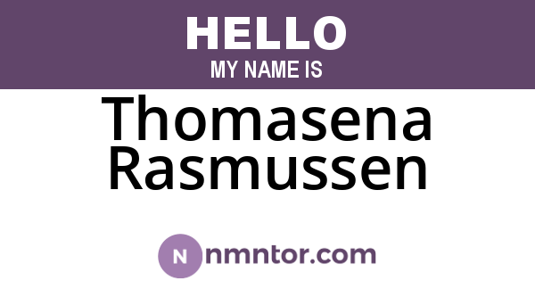 Thomasena Rasmussen