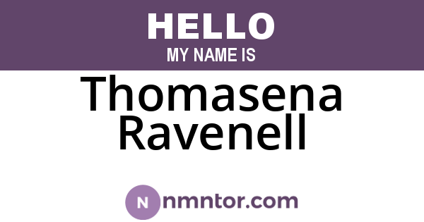 Thomasena Ravenell