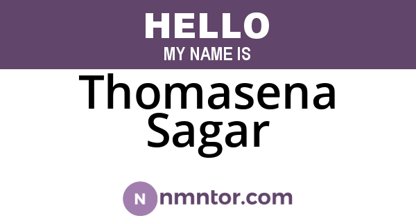 Thomasena Sagar