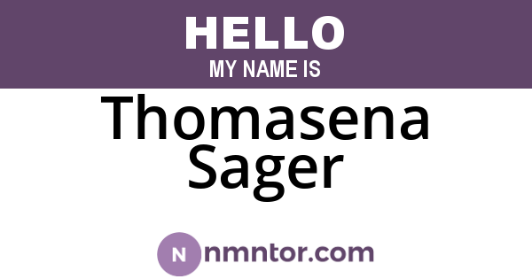 Thomasena Sager
