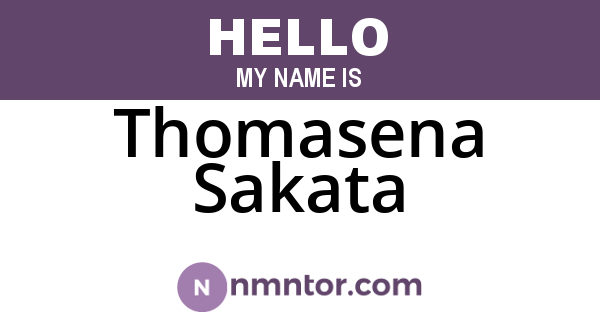 Thomasena Sakata