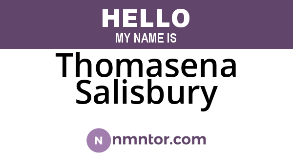 Thomasena Salisbury