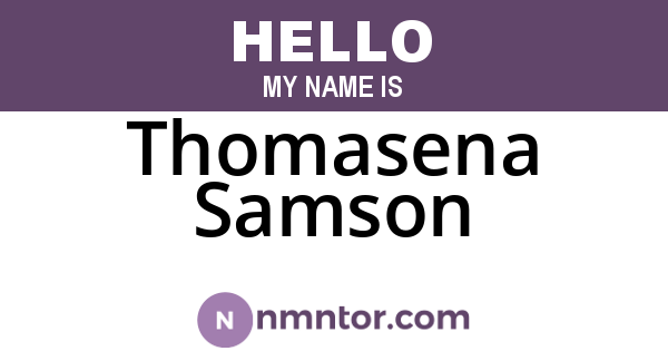 Thomasena Samson