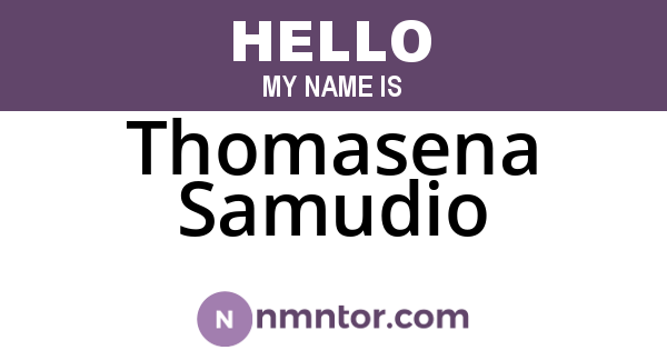 Thomasena Samudio