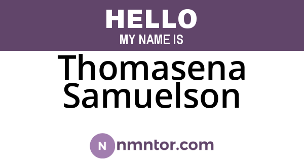 Thomasena Samuelson