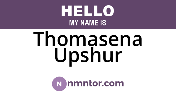 Thomasena Upshur