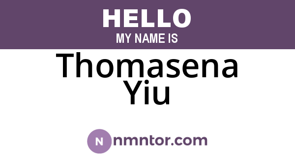 Thomasena Yiu