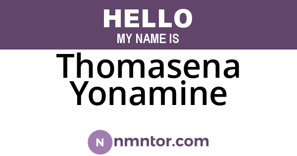 Thomasena Yonamine