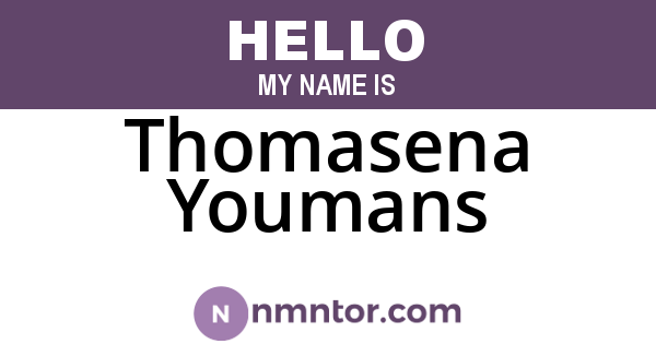 Thomasena Youmans