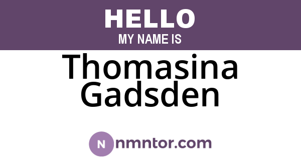 Thomasina Gadsden