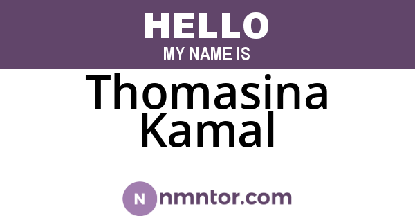Thomasina Kamal