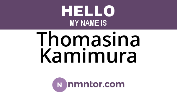 Thomasina Kamimura