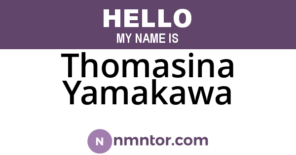 Thomasina Yamakawa