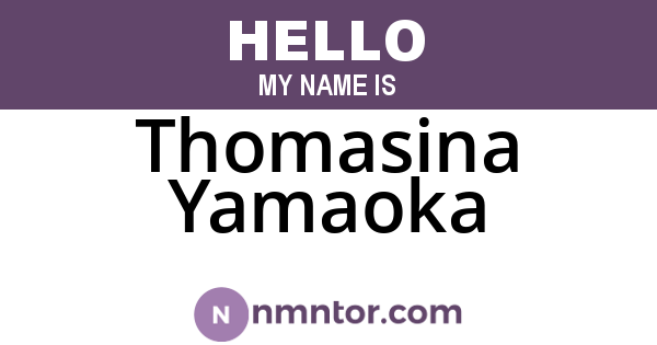 Thomasina Yamaoka