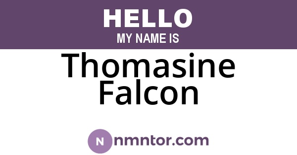 Thomasine Falcon