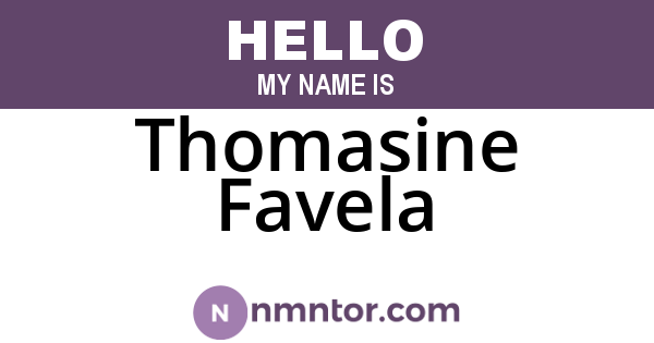Thomasine Favela