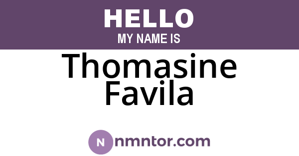 Thomasine Favila