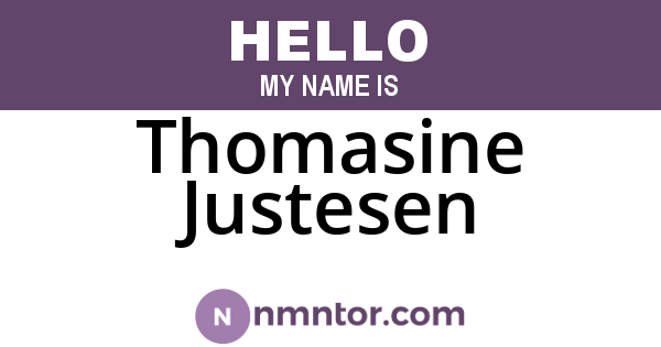 Thomasine Justesen