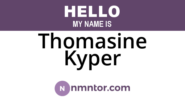 Thomasine Kyper