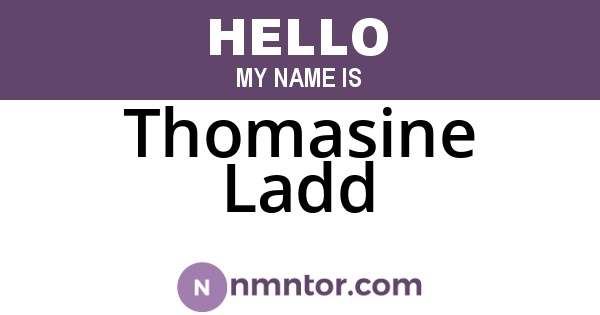 Thomasine Ladd