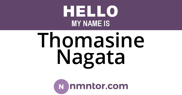 Thomasine Nagata