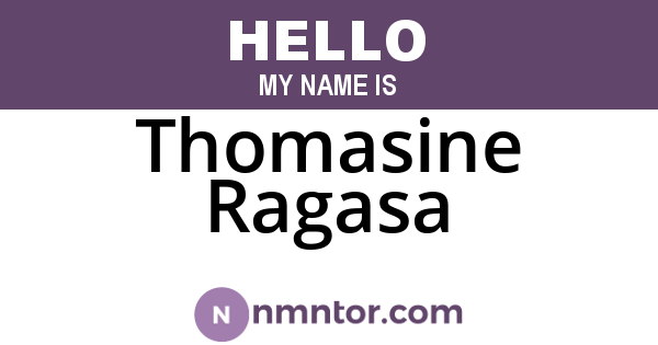 Thomasine Ragasa
