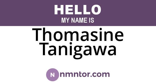 Thomasine Tanigawa