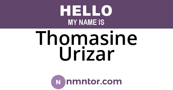Thomasine Urizar
