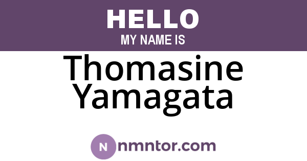 Thomasine Yamagata