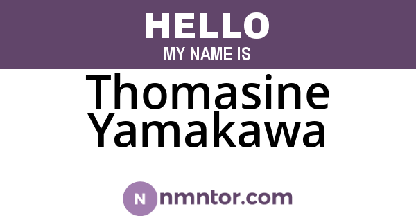 Thomasine Yamakawa