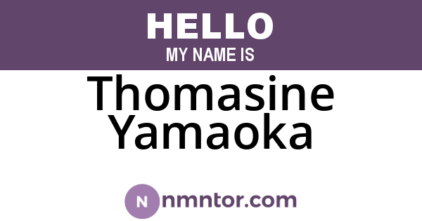 Thomasine Yamaoka