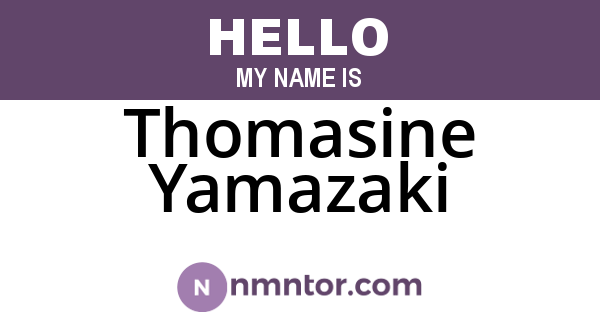 Thomasine Yamazaki