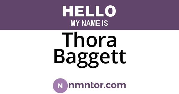 Thora Baggett