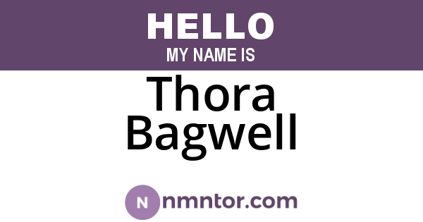 Thora Bagwell