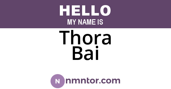 Thora Bai