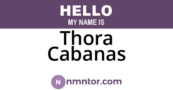 Thora Cabanas
