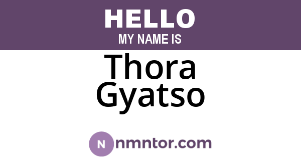 Thora Gyatso