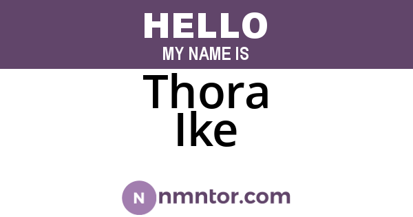 Thora Ike