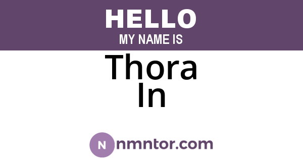 Thora In