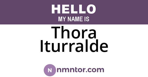 Thora Iturralde