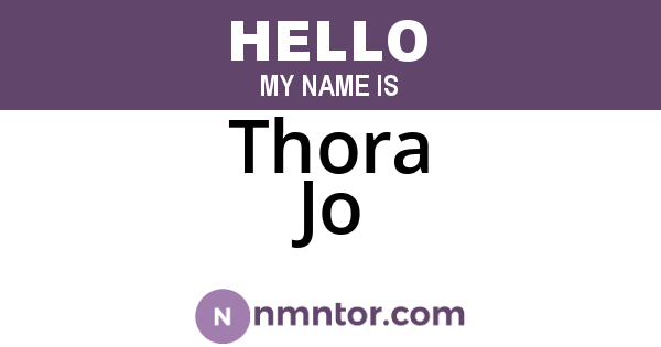 Thora Jo