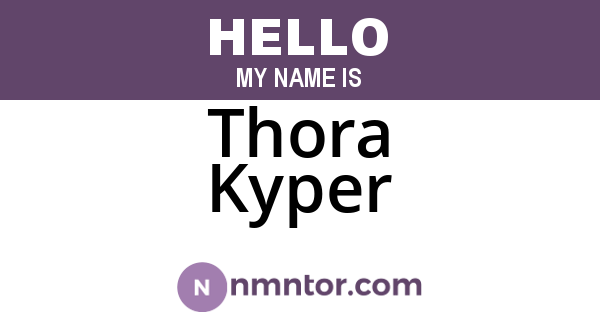 Thora Kyper