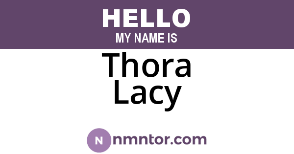 Thora Lacy
