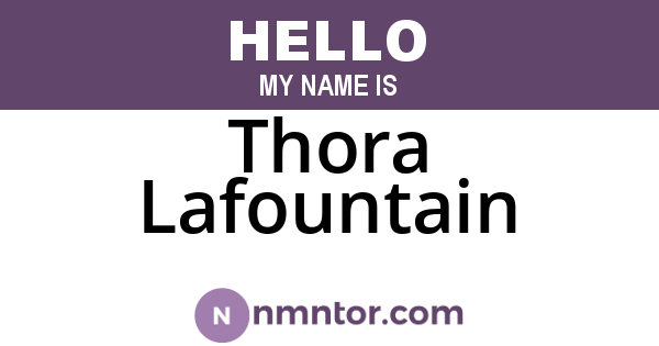 Thora Lafountain