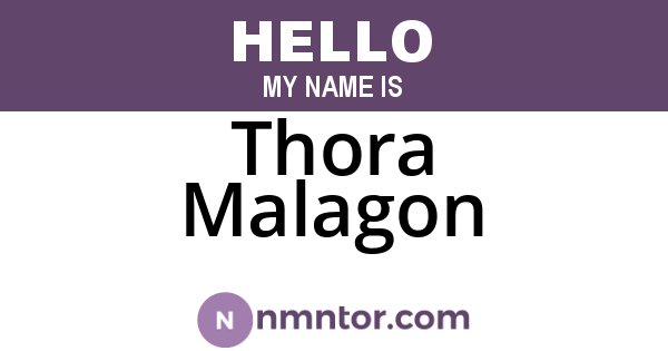 Thora Malagon