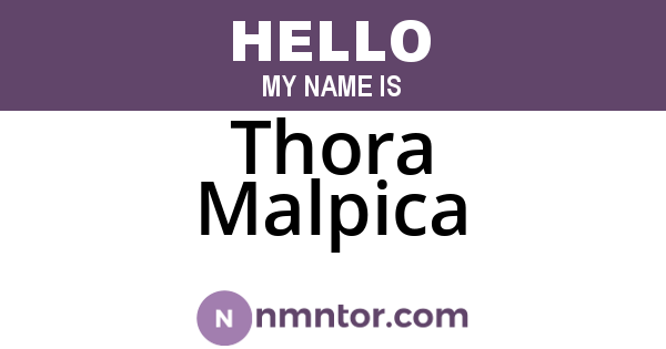 Thora Malpica